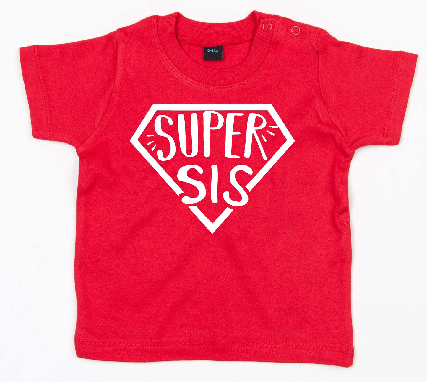 Super Sister T Shirt, superhero birthday gift for sister sibling shirt
