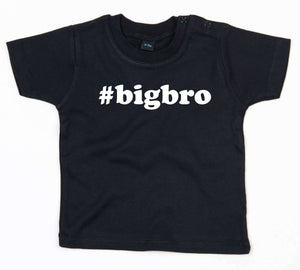 Big Bro t shirt, Sibling Brother t shirt, fun Big Brother Outfit