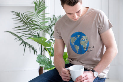 The world is ours Unisex earth day tee eco friendly gift world t shirt
