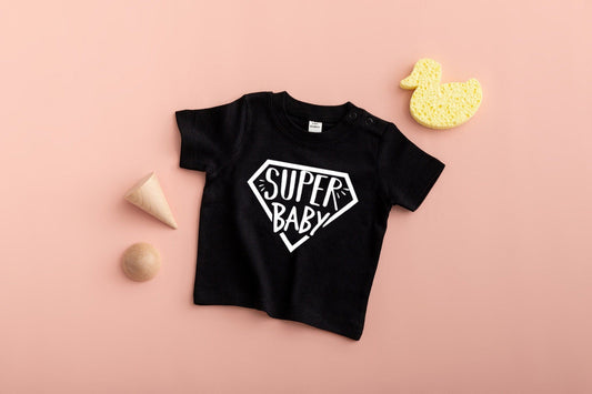 Super Baby T Shirt, super hero boys girls birthday gift for kids tee, cute kids shirt, cute kids clothes, childrens superhero clothing