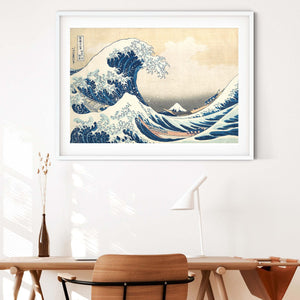 Hokusai art The Great Wave Print, Ukiyo e Art Japanese Posters
