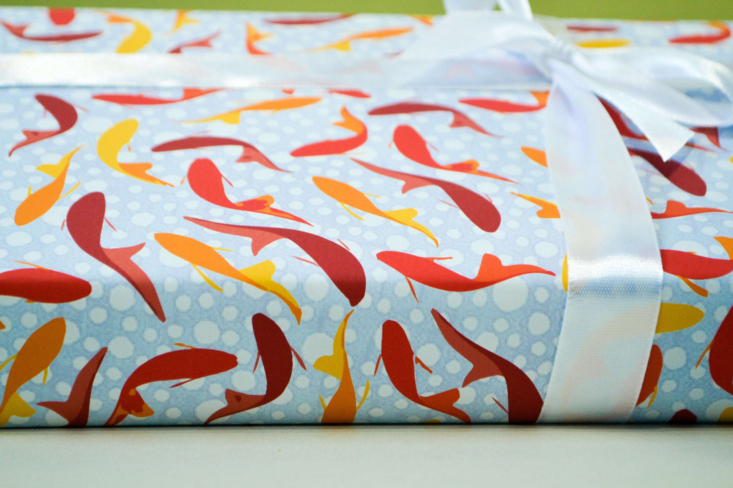 Japanese Koi Wrapping Paper gift tag Set Wrapping paper