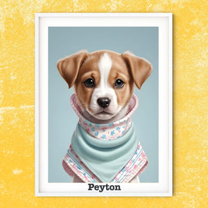 Dog print, personalised dog prints