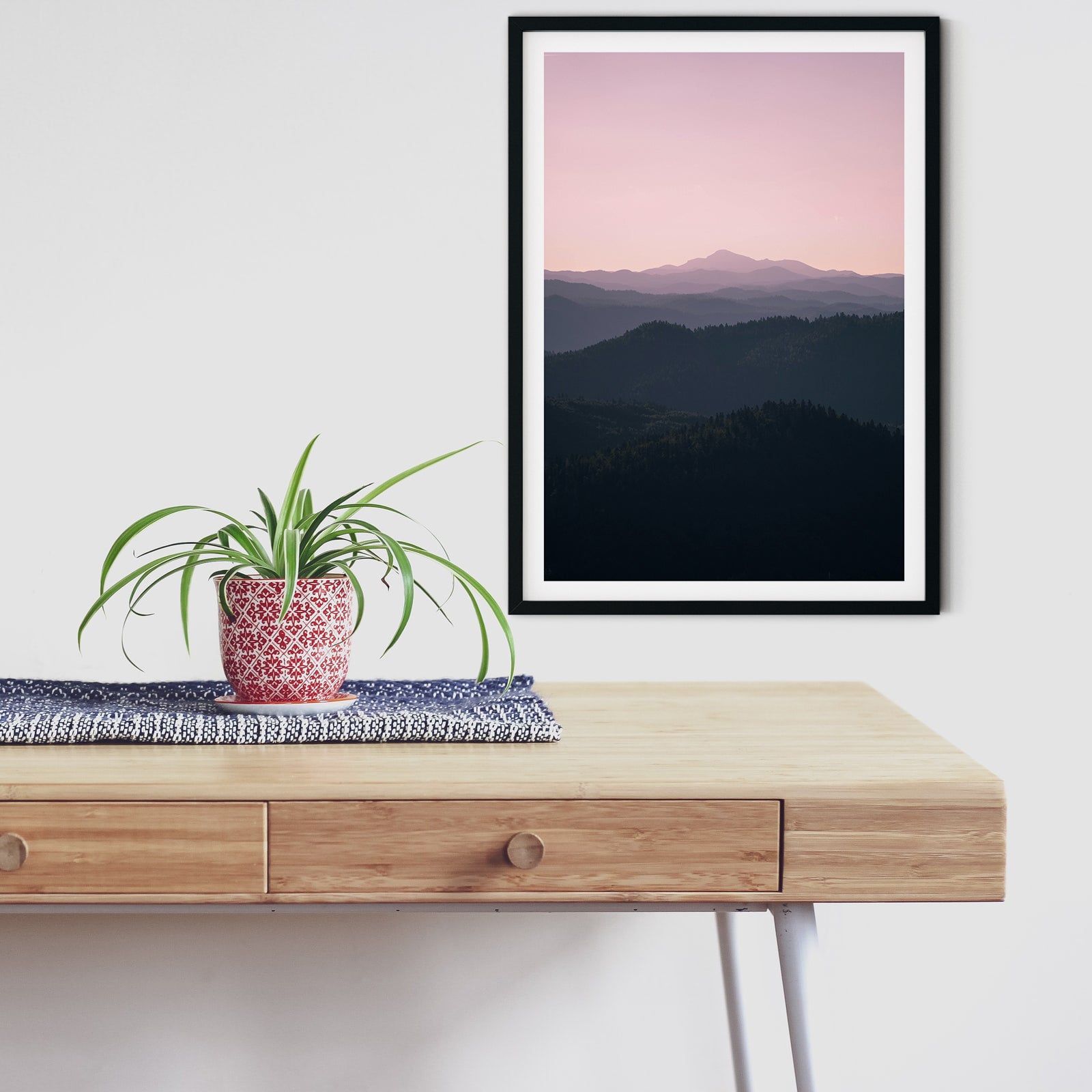 Minimalist mountain landscape photography print Photography Prints