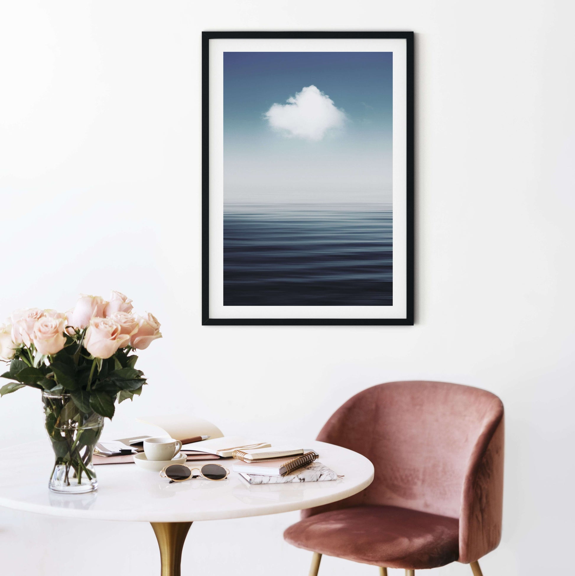 Set of 3 Ocean photography prints, relaxing ocean wave print set Photography Prints